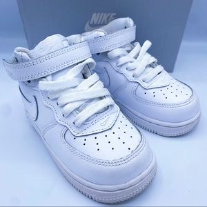 Nike Air Force 1 White Sneakers Size 7c